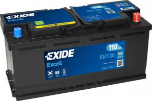 autobateria-exide-excell-12v-110ah-850a-eb1100, Autobatéria Exide Excell 12V 110Ah 850A EB1100