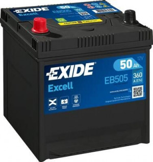 autobateria-exide-excell-12v-50ah-360a-eb505, Autobateria Exide Excell 12V 50Ah 360A EB505