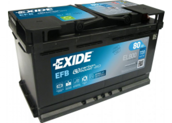 Autobatéria Exide Start-Stop EFB 12V 80Ah 720A EL800, autobateria-exide-start-stop-efb-12v-80ah-el800-720a